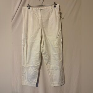 Liz Claiborne White Chino-Style Dress Pants